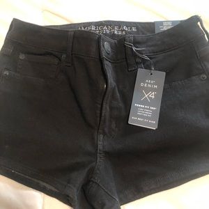 ***NWT AE high rise shortie super stretch shorts